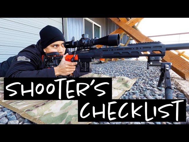 Modern Day Rifleman's - Shooter's Checklist
