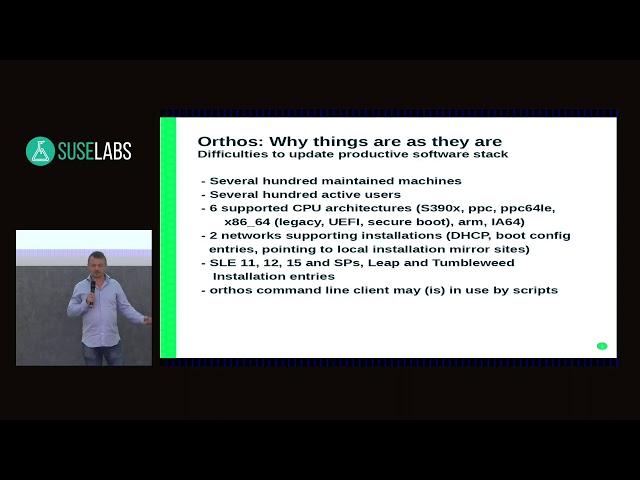 SUSE Labs Conference 2019 - Let's revive orthos