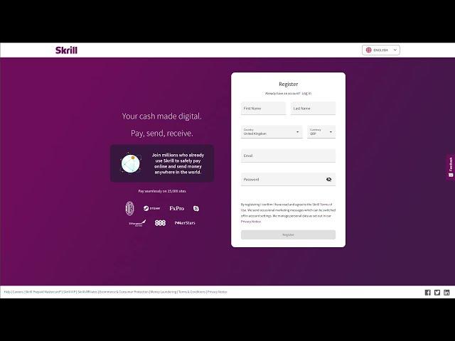 How to open a Skrill account