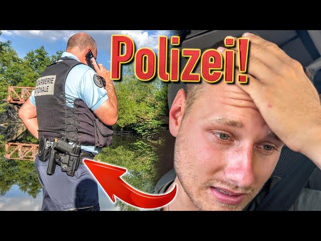 Wir müssen die POLIZEI RUFEN!!  (gefährliche Situation beim Vanlife im Camper Van) - VW T6.1 Bulli