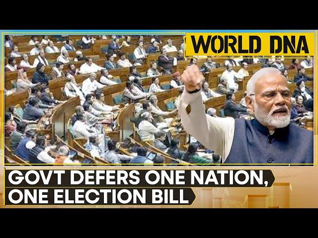 One Nation, One Election Bill: Proposing Simultaneous Lok Sabha and State Polls | World DNA | WION