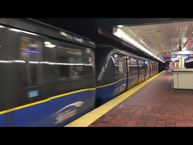 Bombardier ART Mark II SkyTrain departs Patterson Station