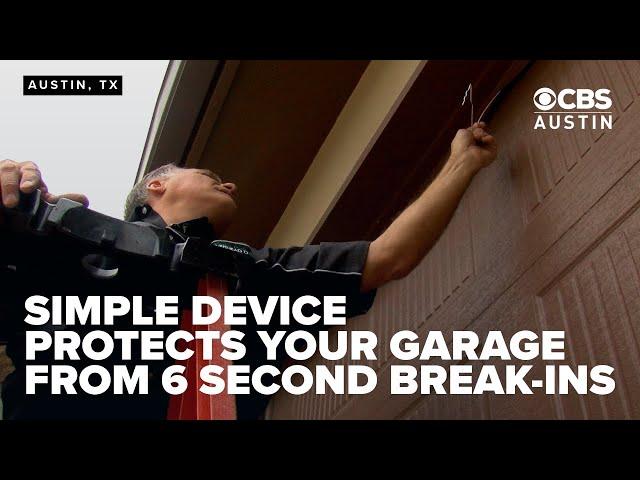 Six Second Break-Ins: How crooks target your garage & the product that fights back