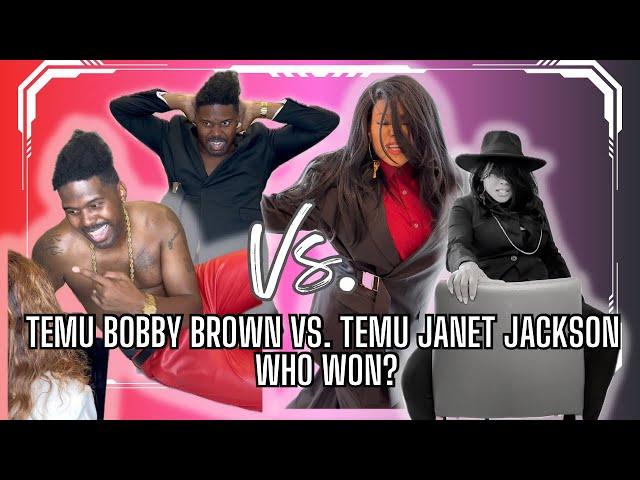 TEMU JANET JACKSON Vs. TEMU BOBBY BROWN  Who won? #verzuz