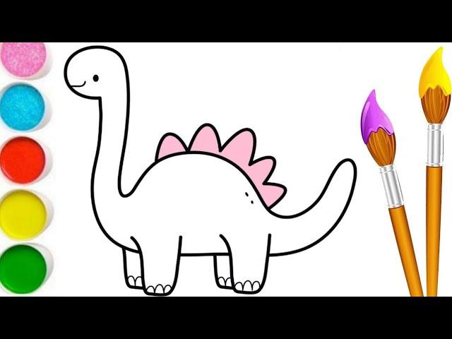 Drawing Picture | Drawing a dragon for children