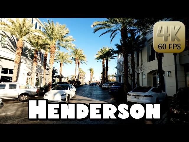 Driving Around Henderson, Nevada in 4k Video