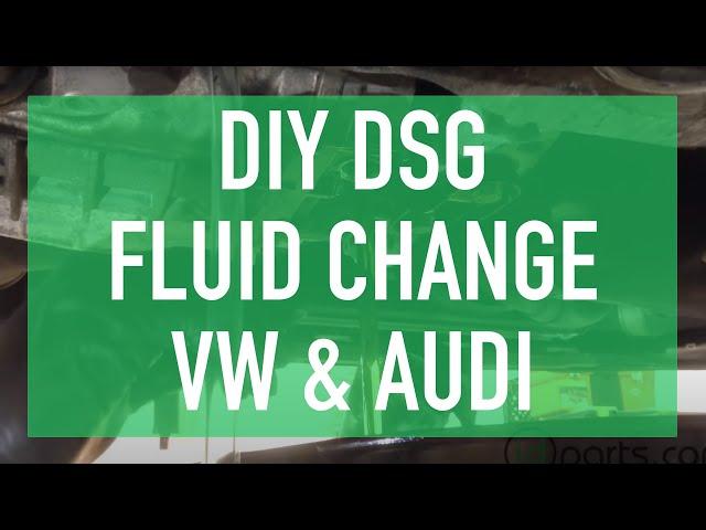 DIY DSG Fluid Change - DSG Service How To