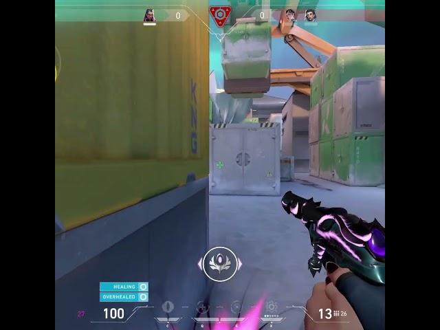 4 kills clutch in Valorant #valorant
