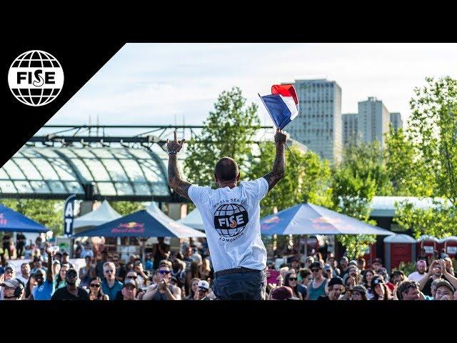 Alex Jumelin Winning Run - UCI BMX Flatland World Cup Final | FISE Edmonton 2018