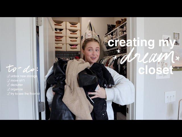 a semi-extreme CLOSET MAKEOVER & ORGANIZATION (that I've been putting off for 5 months lol)