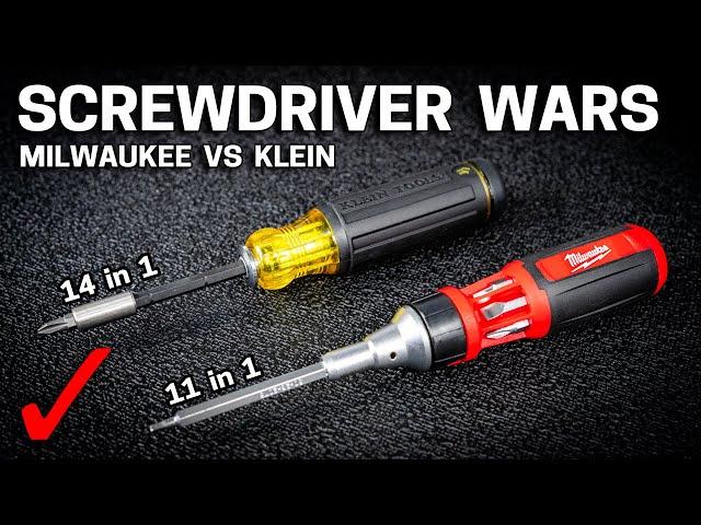 BEST All in ONE SCREWDRIVER - Klein vs Milwaukee