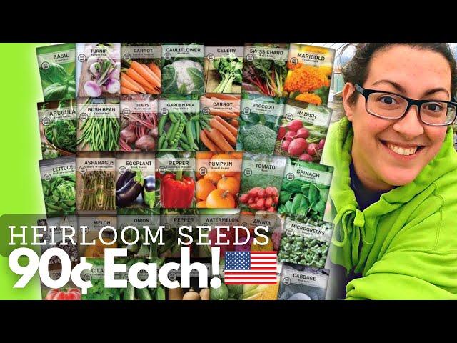 The BEST Deal on Heirloom Seeds I've Ever Seen!