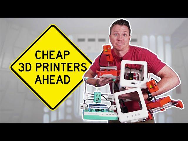 I Bought the 5 Cheapest 3D Printers on Amazon