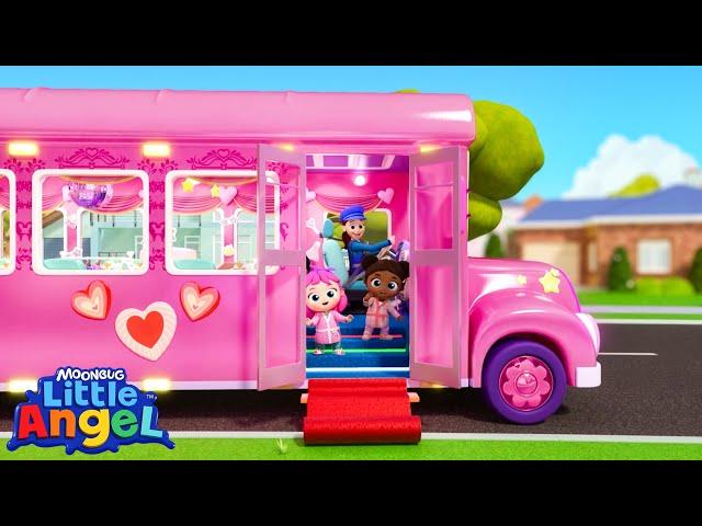 Wheels on the Party Bus  Fun Sing Along Songs by @LittleAngel Playtime