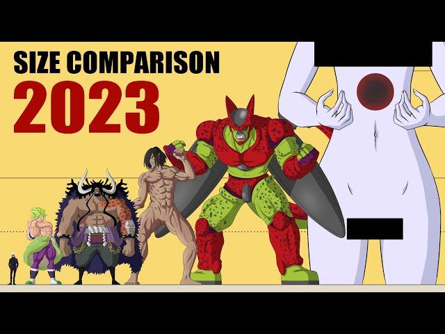 Anime Size Comparison - 2023 Edition