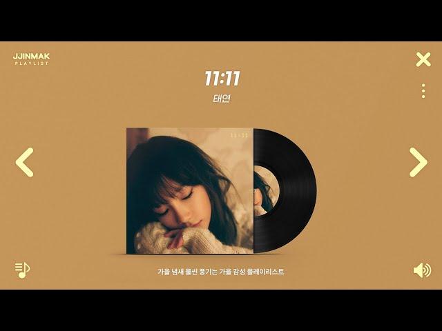  가을에 꼭 들어주세요ㅣ가을 냄새 물씬 풍기는 포근한 가을 플리ㅣPlaylist