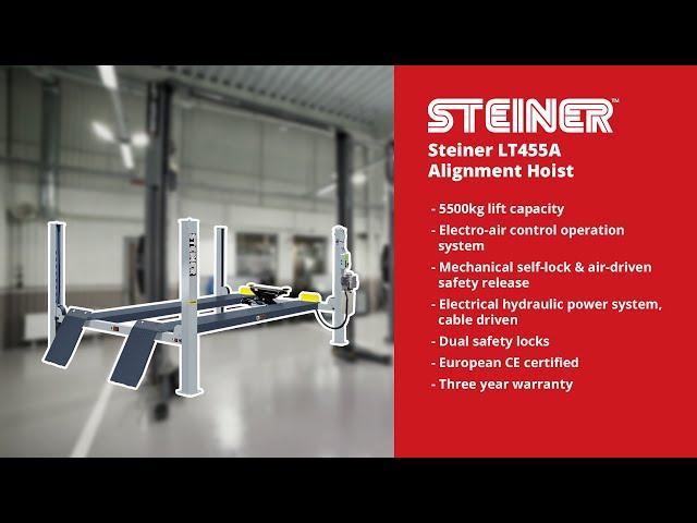 Steiner LT455A Four Post Alignment Hoist