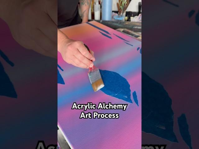 The art process ‍ #art #artshorts #painting #originalart #artprocess #abstractart