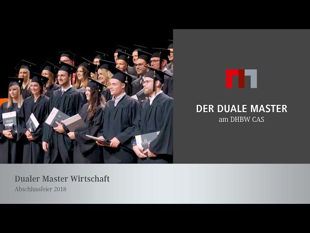 Dualer Master Wirtschaft - Abschlussfeier und persönliche Eindrücke