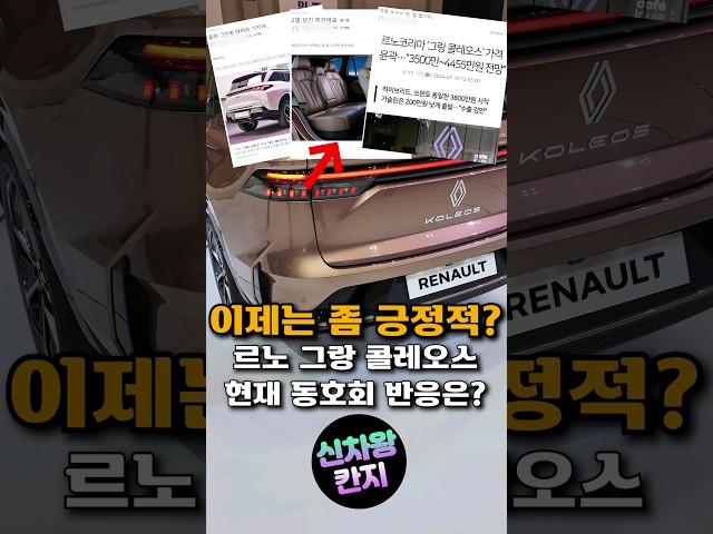 르노 그랑 콜레오스 동호회 현재 반응은