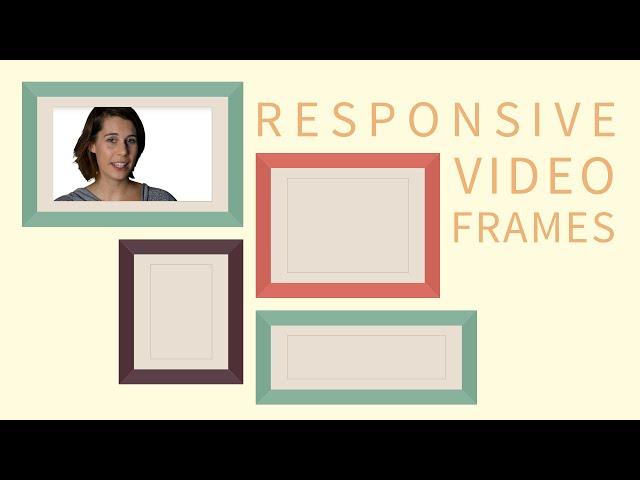 Thrive Content Builder: Frame Styles for Responsive Video Embeds