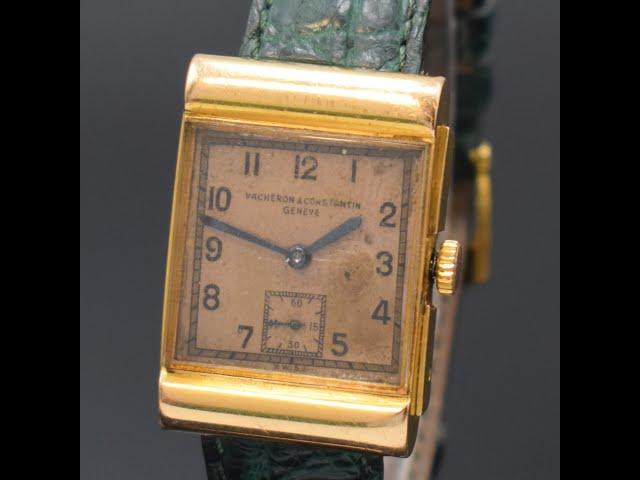 Vacheron & Constantin vintage 18k gold wristwatch