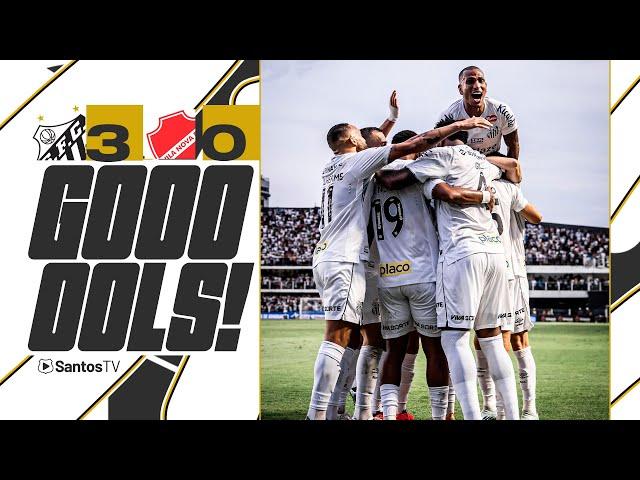 SANTOS  3 x 0 VILA NOVA | GOLS | BRASILEIRÃO SÉRIE B (02/11/24)