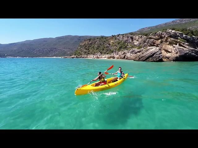 Portugal / drone / setubal / kayak e barco no rio sado