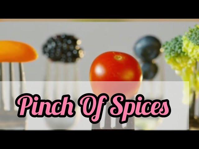 "Pinch Of Spices" | Food channel intro |