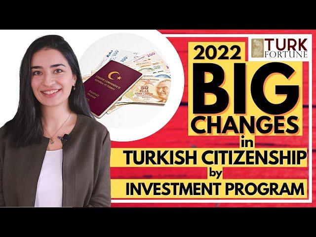 TURKEY CITIZENSHIP BY INVESTMENT: Big Changes 2022  [EFFECTS OF LIRA DROP]