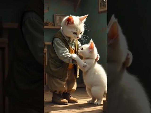 cute cats hugging 🫂 #kitten #cutecat #catsofyoutube #catsonyoutube #catvideos #syl_vester #cat