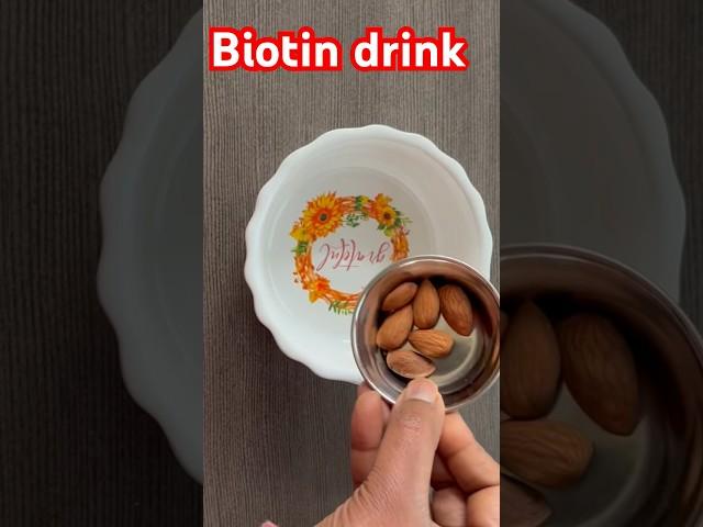 Biotin hair growth drink | healthy drink| #breakfastrecipe #breakfast #kitchentipsandtricks