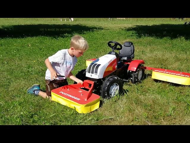 Mähwerk für Rolly Toys Trettraktor