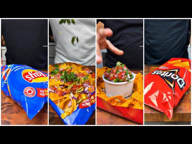 PERFECT MOVIE NIGHT SNACK - LAYS & DORITOS RECIPE   #asmr  #streetfood #shorts