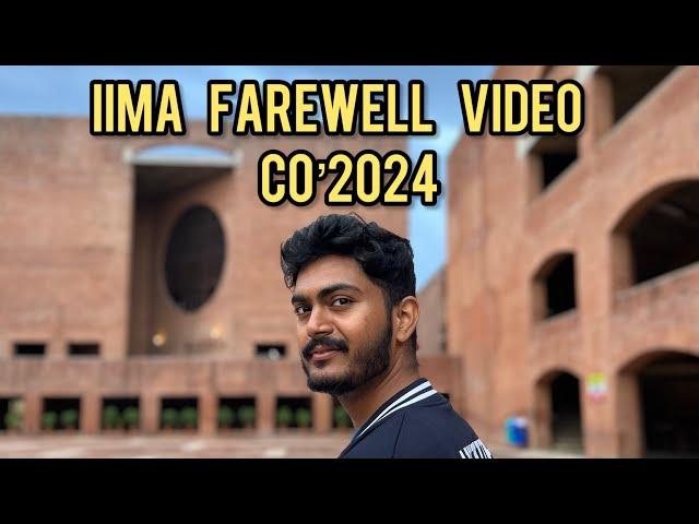 Our IIMA PGPX Farewell Video