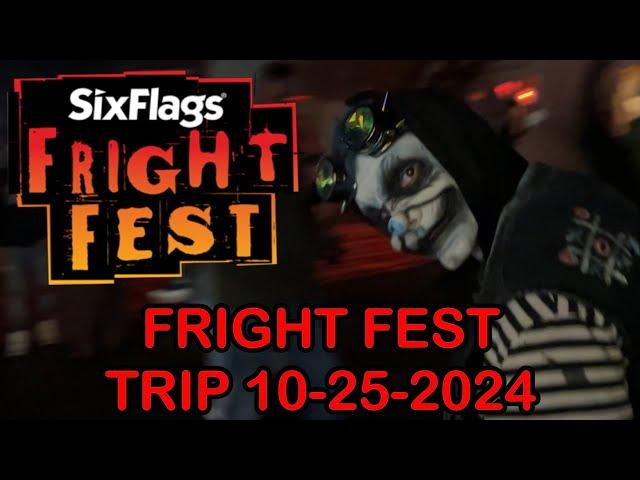 Fright Fest Trip 10-25-2024 At Six Flags Great America