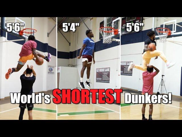 SHORTEST Dunkers in the WORLD Dunk-Off Head to Head!