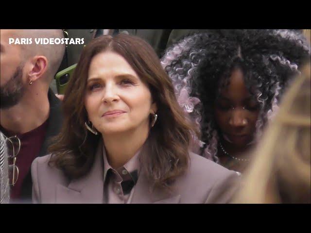 Juliette Binoche @ Paris Fashion Week 30 septembre 2024 show Stella McCartney