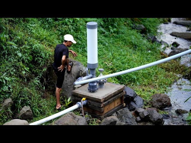 Homemade powerful water pump - Water pump without electricity | Build from start to finish