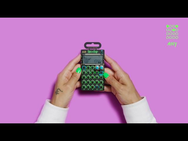 Rick and Morty x Teenage Engineering PO-137 Pocket Operator Instructional Video