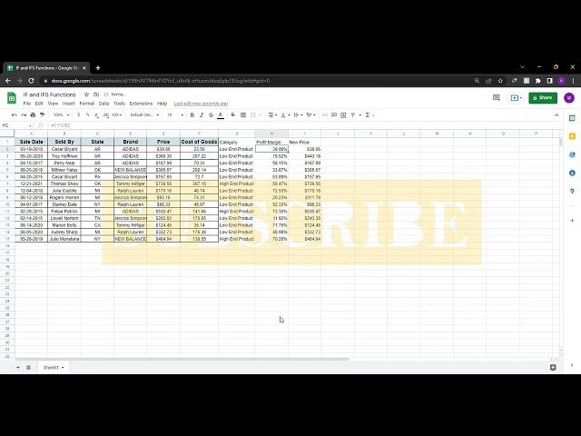 IF and IFS Functions Explained Part 6 - Salman Tech