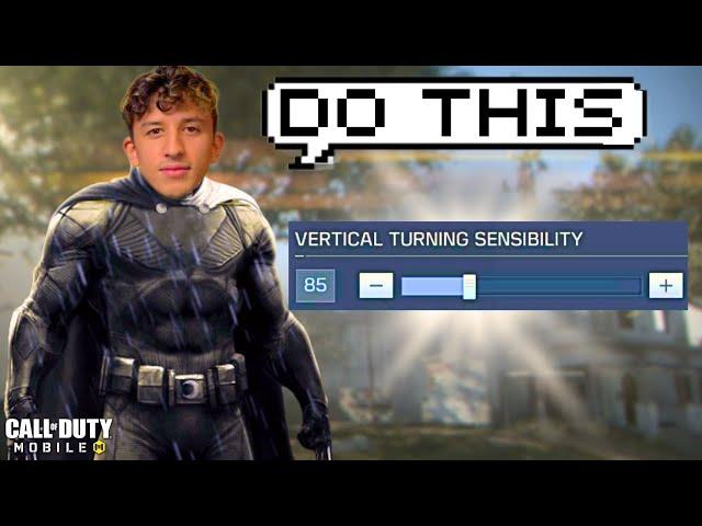 How to Adjust Vertical Turning Sensitivity CORRECTLY In CODM!!