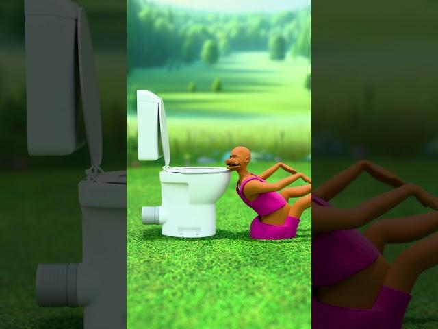 Strange toilet3 #animation #funny #comedy #lucu #memes  #shorts