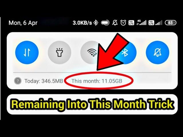 How To Change Remaining Into This Month Data Usage Notification In Xiaomi Mobiles | Mi Data Limit