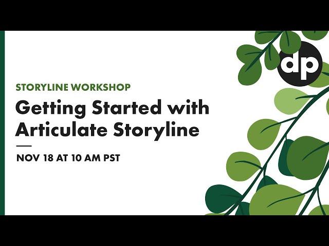 Getting Started with Articulate Storyline 360