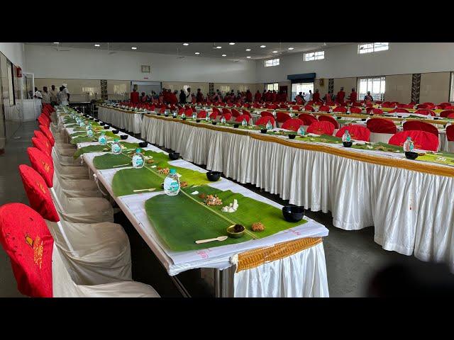 தரமான தலை வாழை இலை விருந்து | Sri Angalamman Catering Service Pollachi | Chef Habeeb