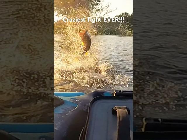 INSANE fight with giant 7+ Texas largemouth on Lake Naconiche #fishing #bassfishing #kayakfishing