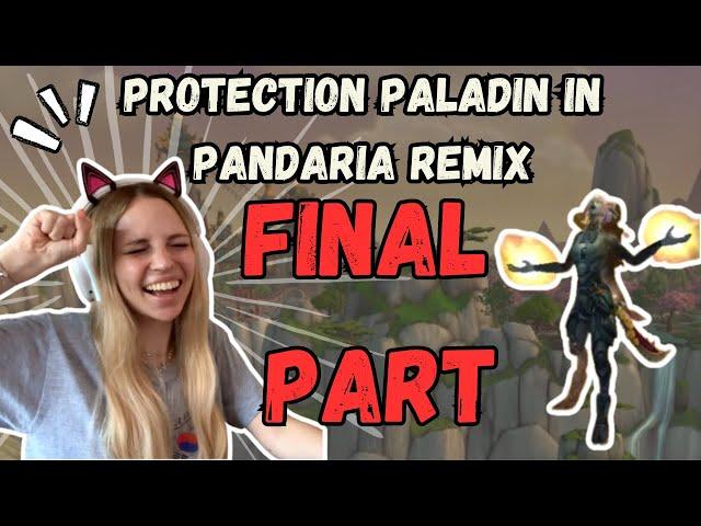 WE HIT LEVEL 70 IN PANDARIA REMIX! (lightforged draenei protection paladin cosy leveling series)