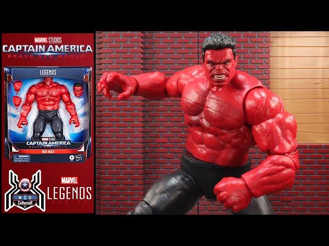 Marvel Legends RED HULK Harrison Ford Captain America Brave New World MCU Movie Deluxe Figure Review