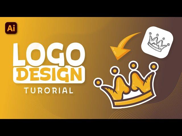 How to create a Crown icon/Logo in Adobe illustrator